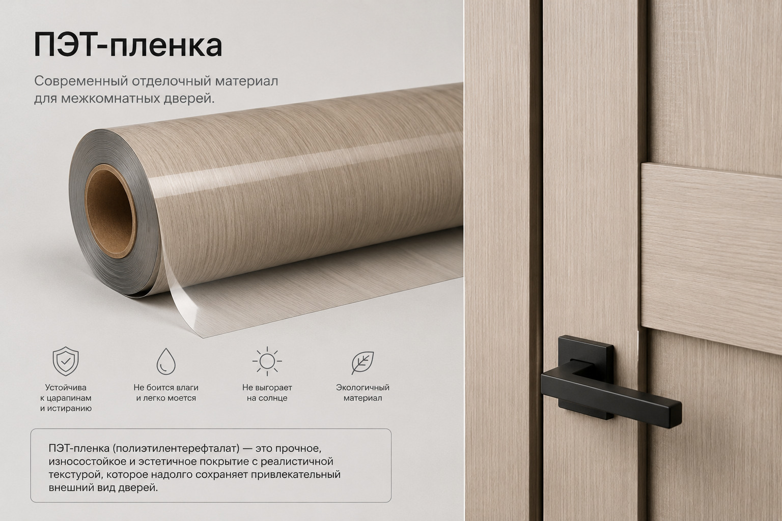 Межокмнатные двери ПЭТ 
