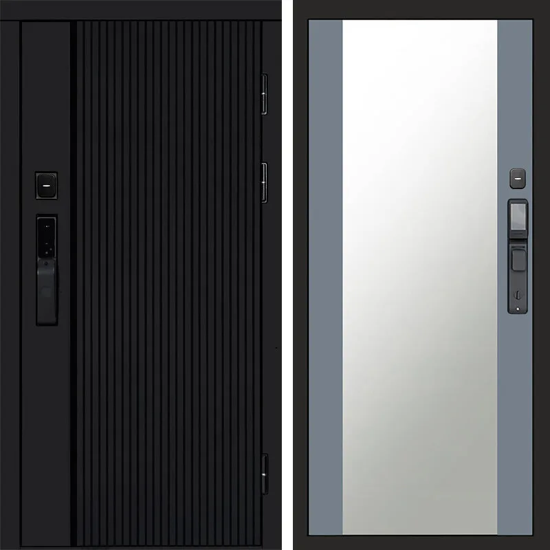 Урбан black смарт Зеркало grey софт