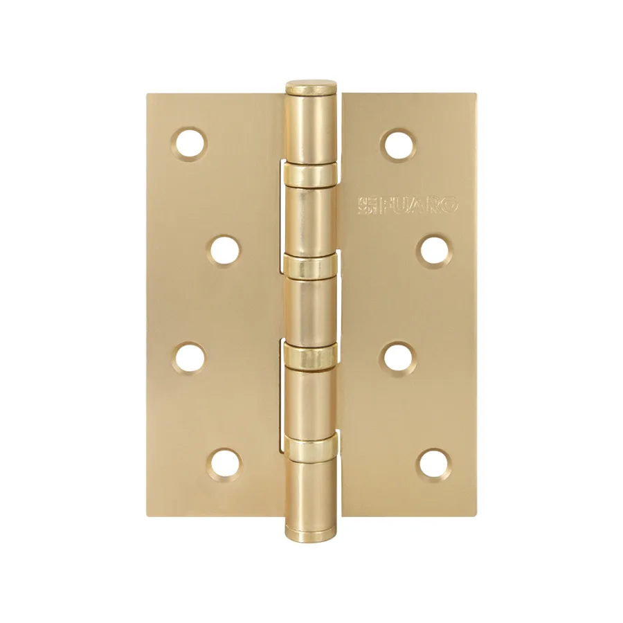 Петля Fuaro Фуаро универсальная IN4400U SSG 4BB 100x75x2,5 сатинированное золото