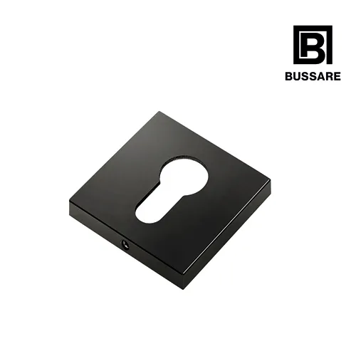 BUSSARE накладка на цилиндр B0-40 B.NICKEL Черный никельКвадрат