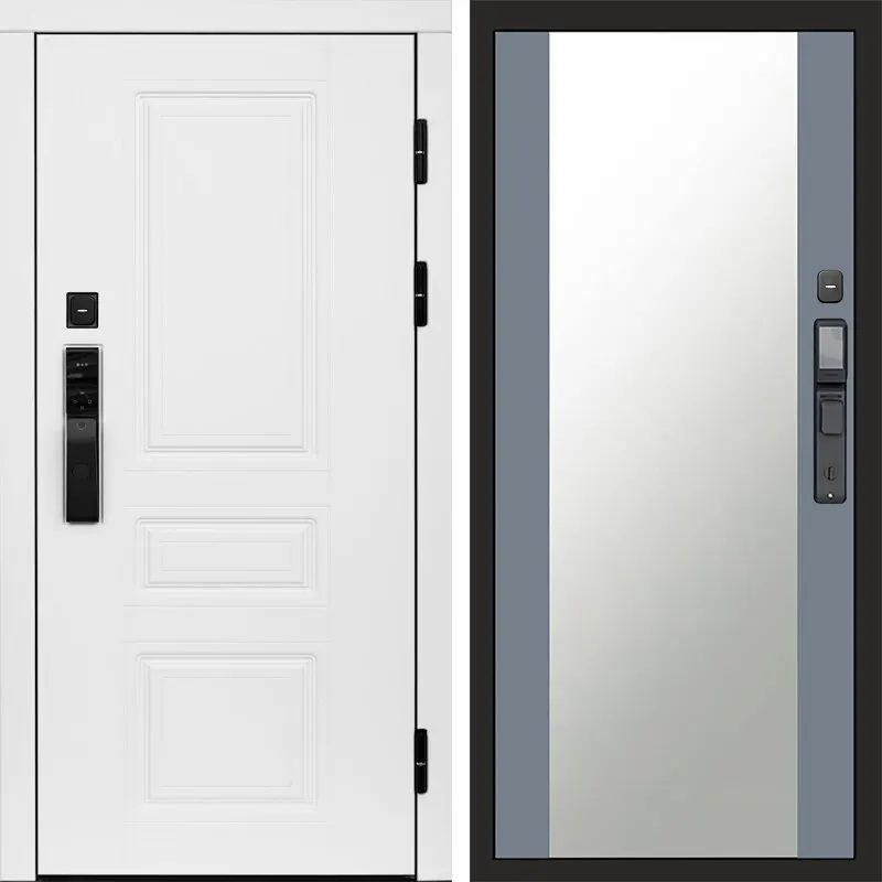 Орегон white смарт Зеркало grey софт