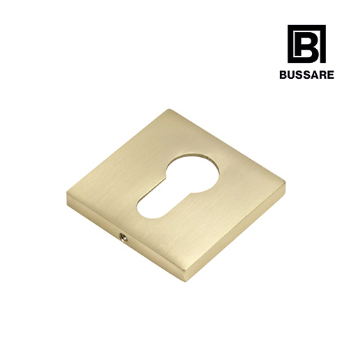 BUSSARE накладка на цилиндр B0-40 W.GOLD Валлийское золотоКвадрат