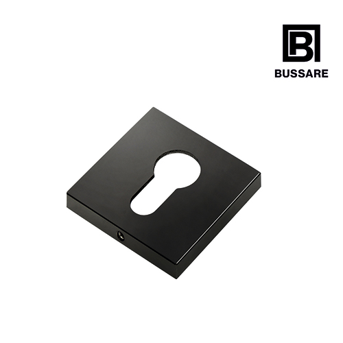 BUSSARE накладка на цилиндр B0-40 B.NICKEL Черный никельКвадрат