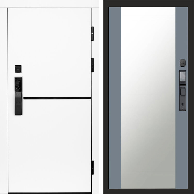Тренд white смарт Зеркало grey софт
